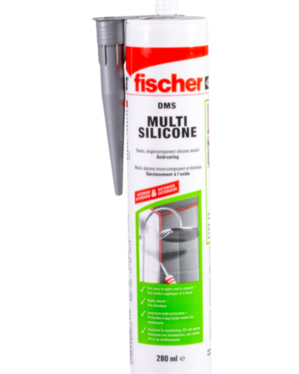 Silicona Acética Fischer Gris