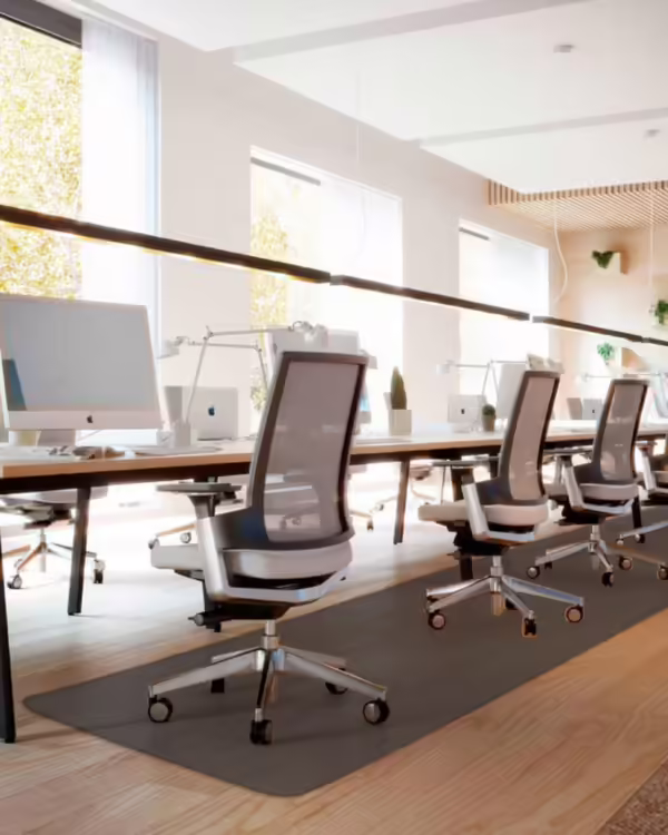 Camino protector de PVC