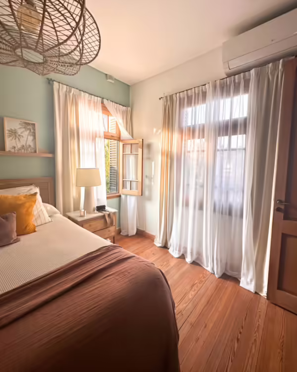 Cortina a medida gasa arrugada Mérida