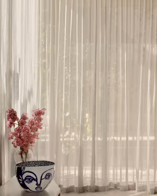 Cortina a medida gasa Málaga