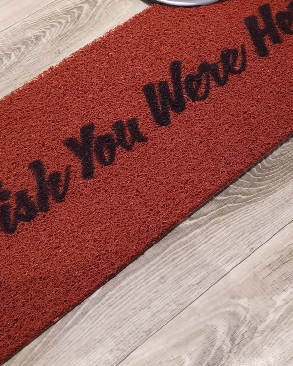 Felpudo rectangular rulo PVC